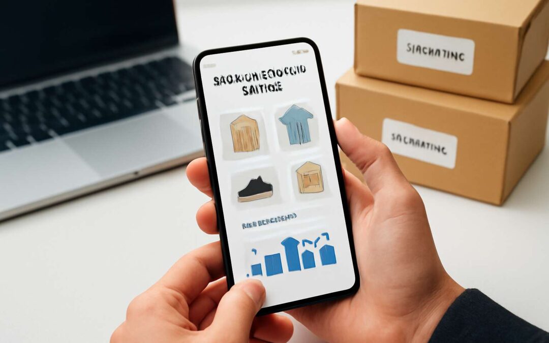 dropshipping on phone